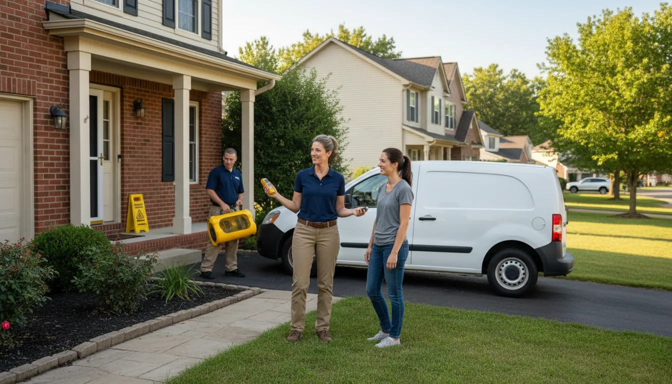 Water restoration image for Dehumidification And Cleanup Services in Weston, WV